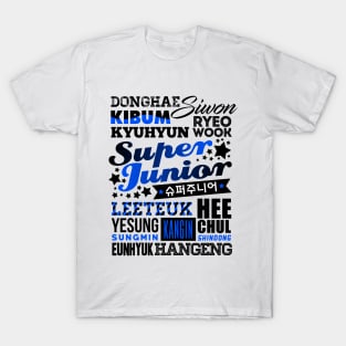 SUPER JUNIOR FONT COLLAGE T-Shirt